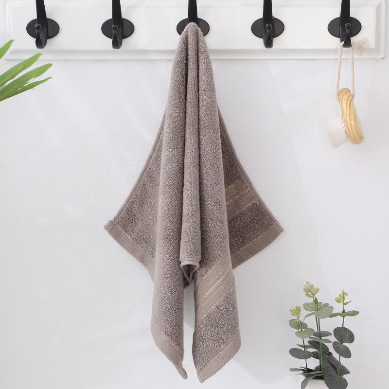 Pure Cotton 32-strand Towel Simple Face Wash Towel Couple Return Gift Thickened Fine Moisture Moisture-wicking Durable 33*73cm