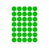 Colorful A5 Dot Stickers: Blank Round Adhesive Labels for Handwriting, Classification, and Sealing