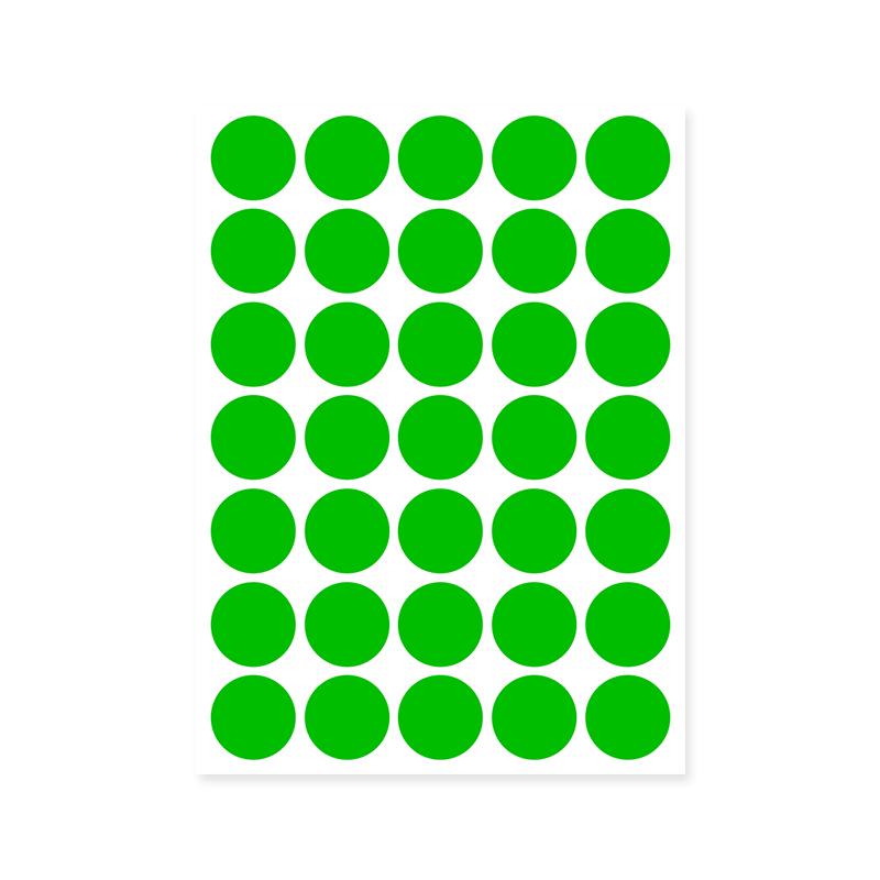 Colorful A5 Dot Stickers: Blank Round Adhesive Labels for Handwriting, Classification, and Sealing