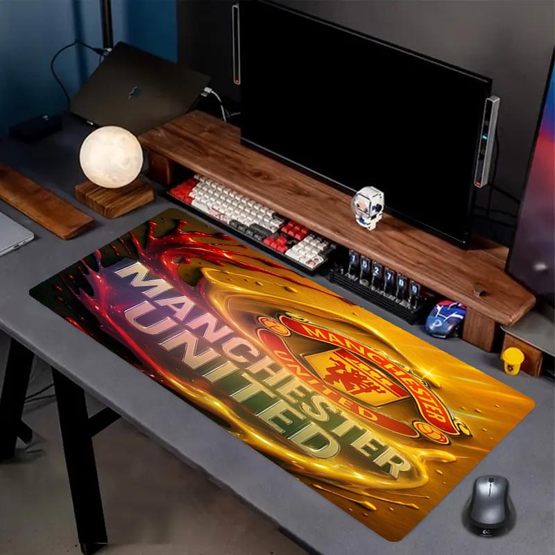 Football United F.C Print Mouse Pad, Anti‑Slip Desktop Keyboard Mat, for PC Laptop Gaming Working Daily Use, Cool Festival Surprise Gift