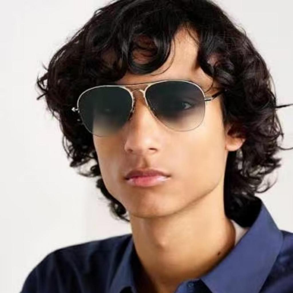 AMELIA Unisex Aviator Sunglasses: Trendy, Handmade Metal for Holidays & Parties