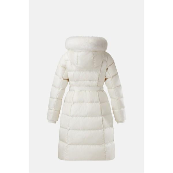 Kolon Sports Women Fox Fur Long Down Coat Tvjdw25562cre