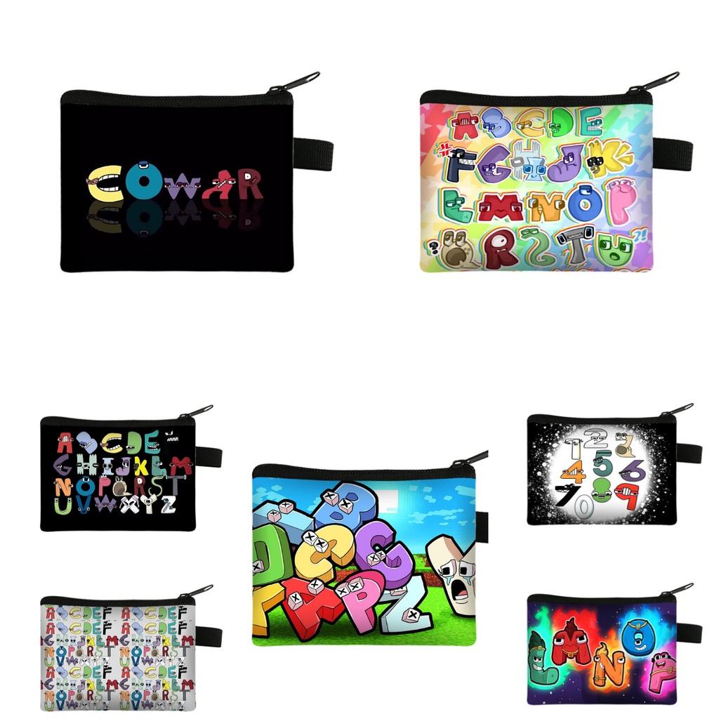 Lore Alphabet Coin Purse Printed Storage Card Make Up Bag Kid Student Gift