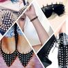 Tree Spike Set 200 Pcs Metal Cone Spikes Punk Spikes Studs Kit Screwback Studs For DIY Leathercraft Decoration
