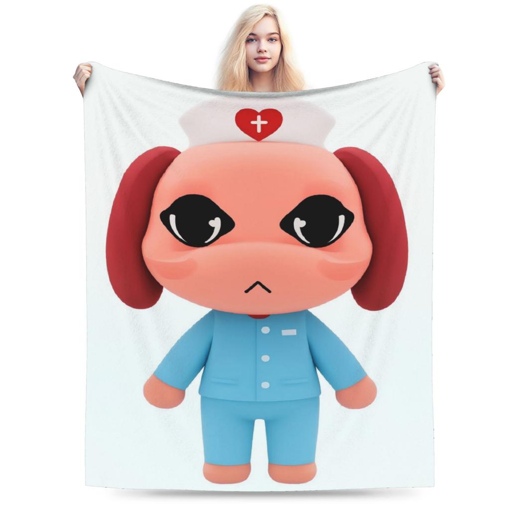 Animals Hospitals Anomaly Cat Dog Blanket Flannel All Season Portable Warm Throw Blanket for Home Couch Bedspreads