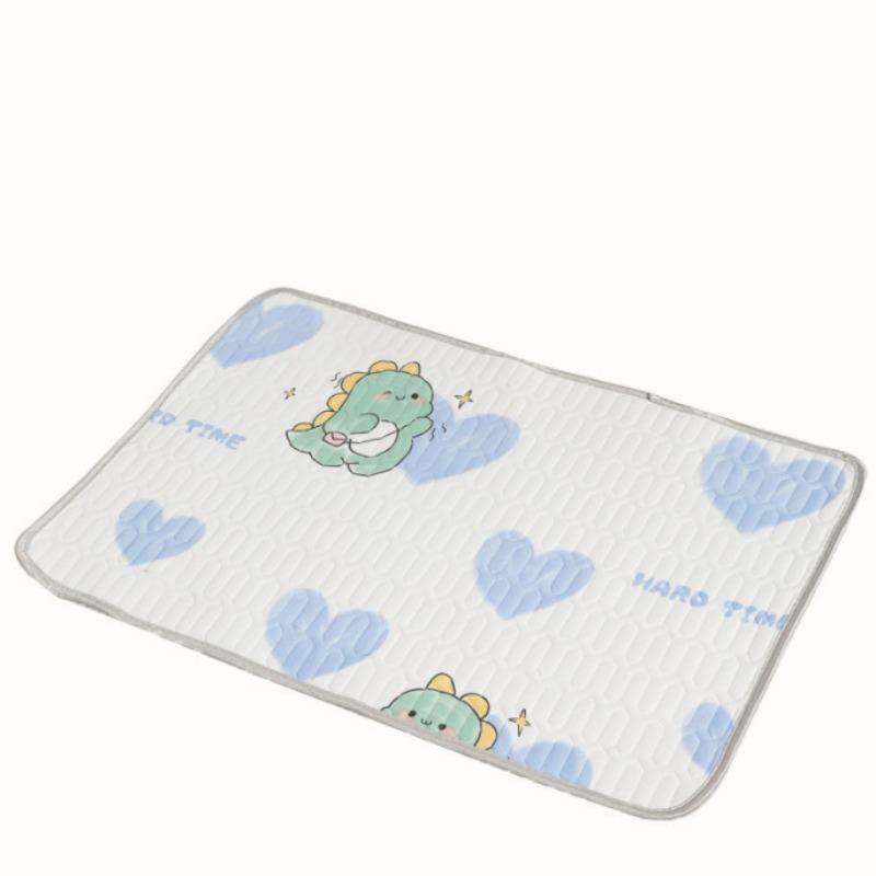 Pet Ice Silk Cushion Summer Dog Bed Latex Sleeping Mat Floor Pad Cat Bed Cooling Mat Scratch Resistant Nest Cushion