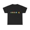 Teenage Mutant Ninja Turtles Pizza Pacman Graphic Unisex  Tee Shirt