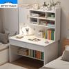 Modern Computer Desk with Bookshelf & Storage for Home, Office, Bedroom & Study Room
