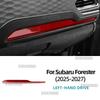 Accessories Styling Parts Passenger Dashboard Trim StripFor Subaru Forester 2025 2026 2027 Real Soft Carbon Fiber Interior Car