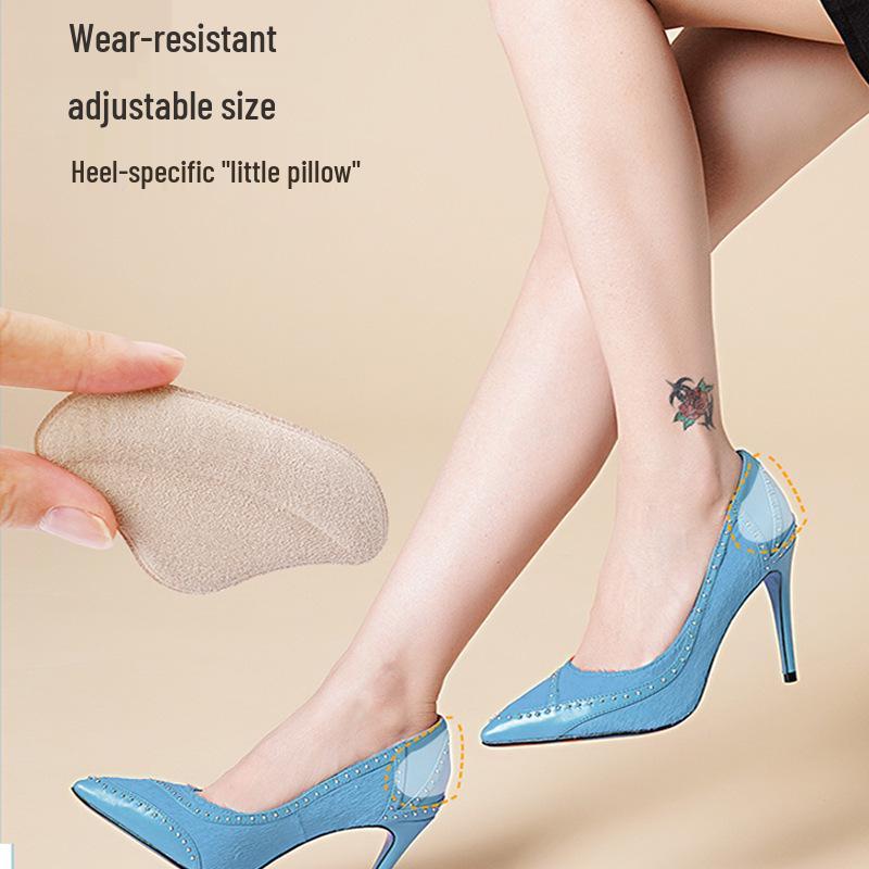 Women's Anti-Friction Heel Grips: Non-Slip Shoe Liners for Big-to-Small Shoes, High Heel Inserts, and Leather Shoe Pads.