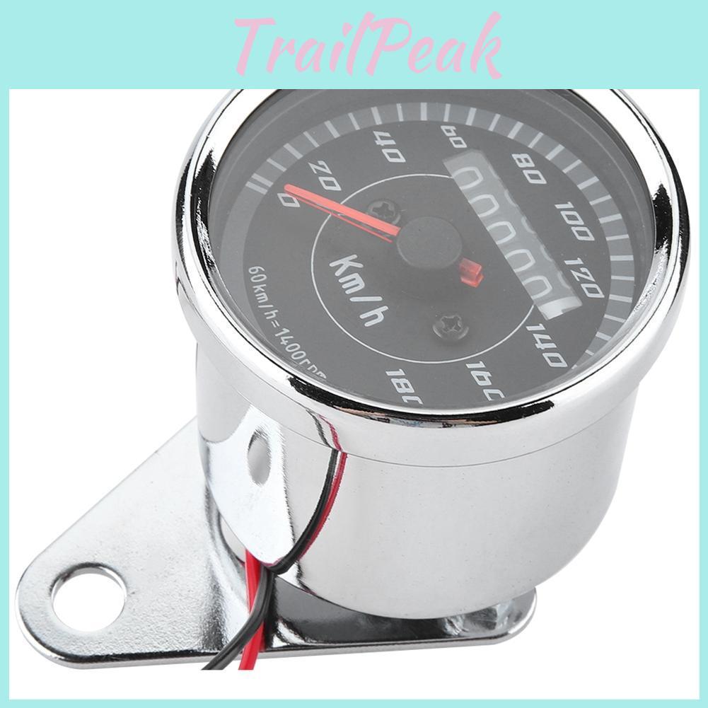 Retro Modification Motorcycle Universal Led Odometer Speedometer Digital Mile Meter Gauge