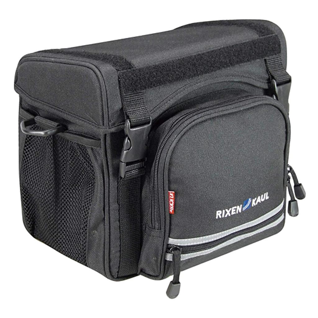 Genuine KlickFix Rixen & Kaul All-Rounder Touring Cycle Front Bag, Black, W26xH24xD16cm