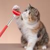 Retractable Back Scratcher Cat Teaser Wand 26" Extendable Head Back Legs Scratch Tool Interactive Toy for Playful Kitties