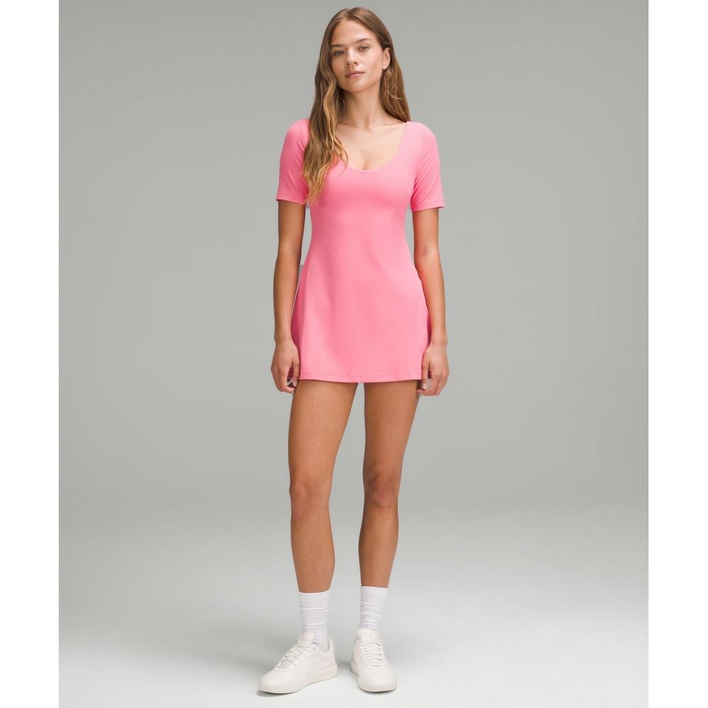

Lululemon Align Short Sleeve Dress Sakura Pink 4