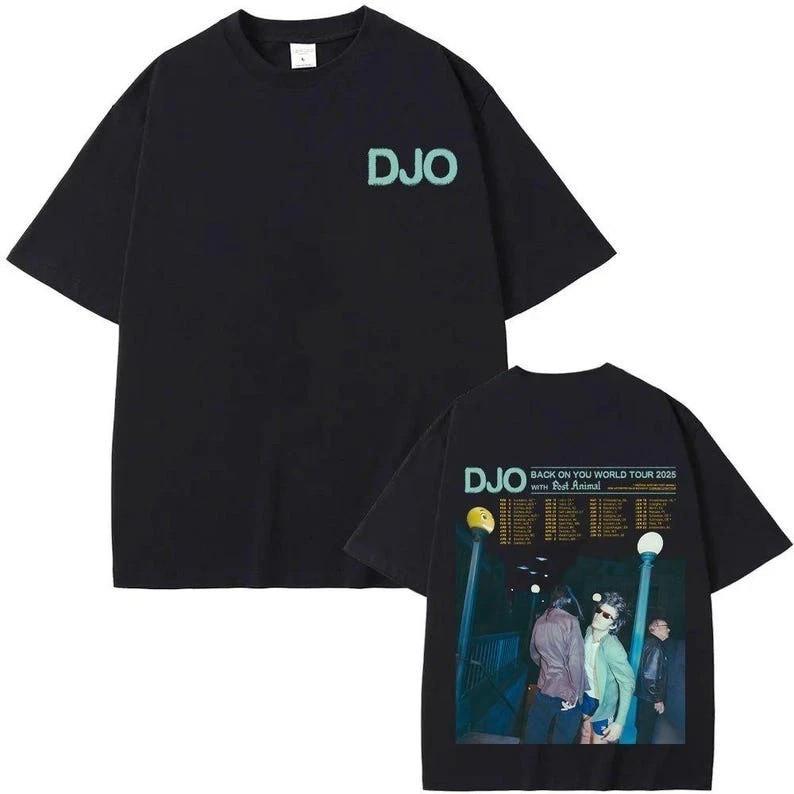 Футболка DJO Back On You World Tour 2026, Футболка с графикой тура DJO S