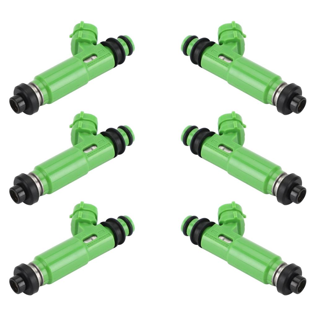 6PCS Fuel Injectors 1955003170 Fit for Mitsubishi Montero Sport 3.0L V6 1998-2003