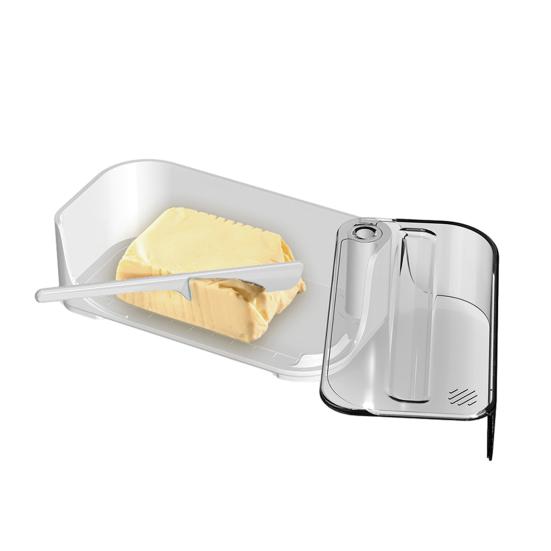 Unbreakable Butter Dish with Clear Lid Convenient Butter Storage And Easy Cutting Kitchen Supplies