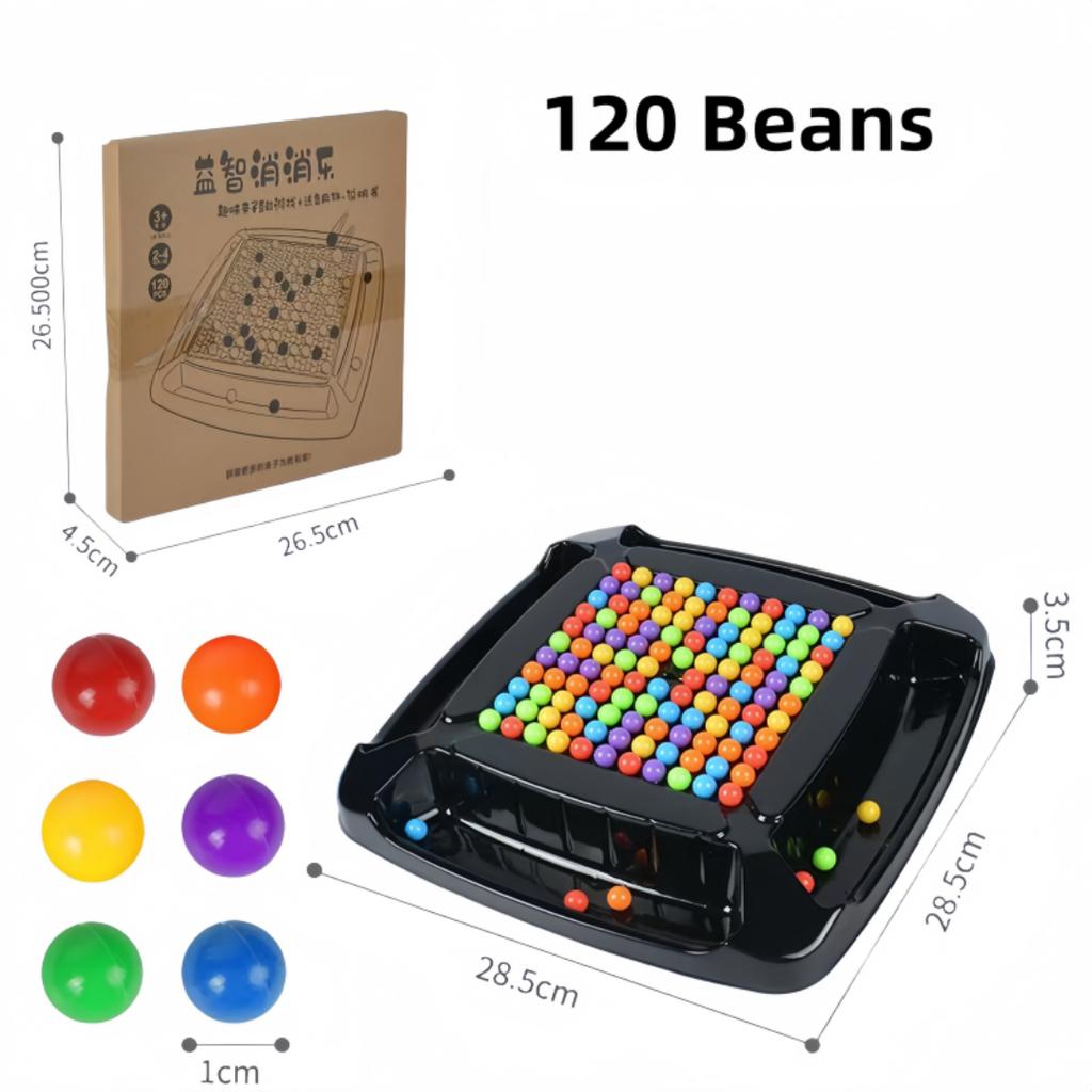 Rainbow Ball Elimination Board Game Kids Educational Toys Parent-Child Interactive Tabletop Puzzle Family Fun Brain Party Games