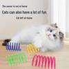 Colorful 4-Piece Spring Cat Teaser Toy Set