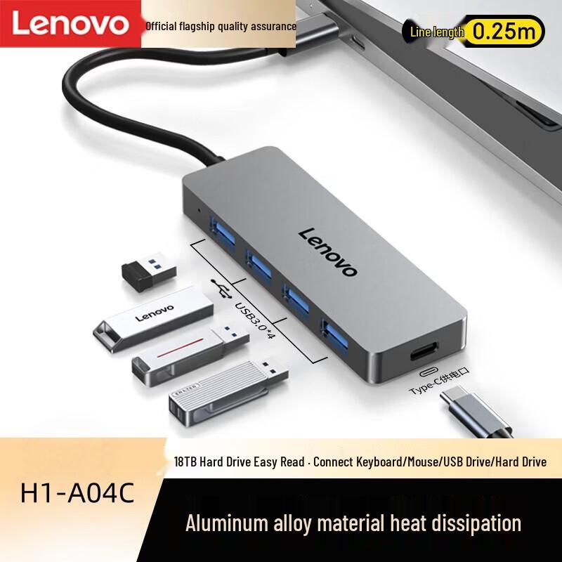 

Lenovo Type-C 4-in-1 USB 3.0 Hub