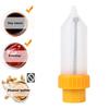 3.50L White Hanging Sauce Dispenser Nozzle For Kitchen Bulk Condiment Storage Durable Plastic Design Squeeze Container Nozzle