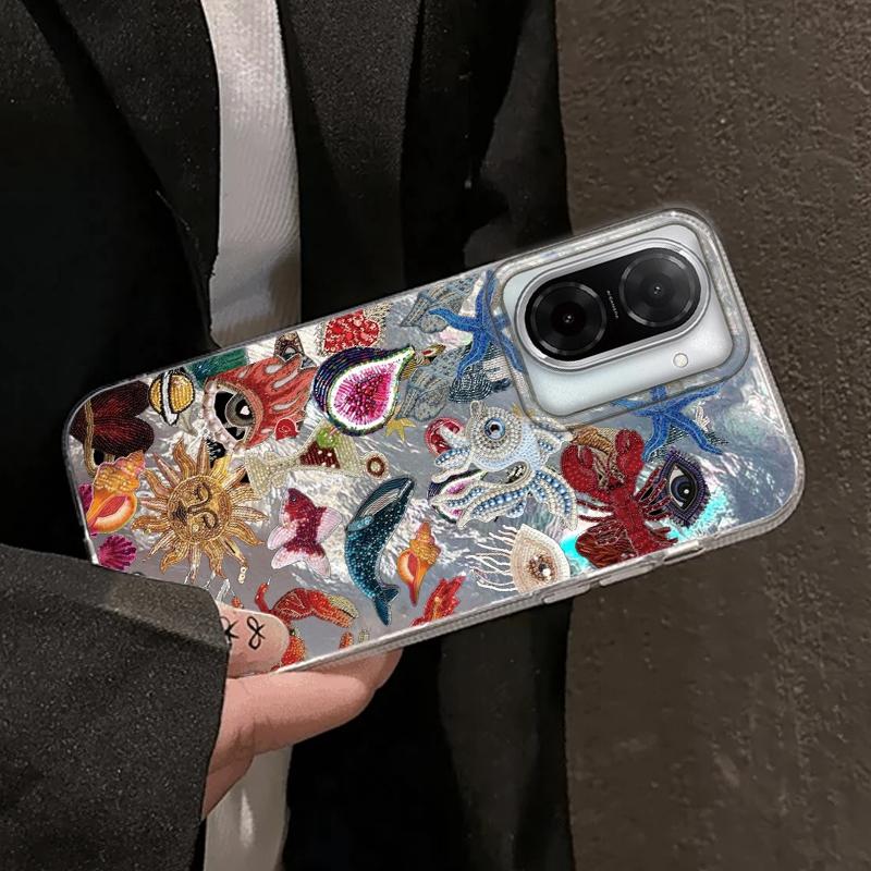Retro Sun Planet Cocktail Women Case For Xiaomi Redmi Note 14 Pro 14C 13C 10 9A 9C 13 12 11 10S 9 8 Plus A5 A4 A3 A2 A1 Cover