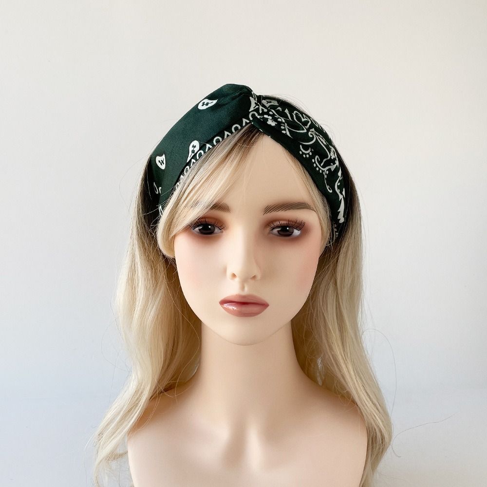 Cashew Print Cashew Nut Print Headband Boho Bandanas Elastic Headband  Dance