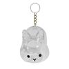 Dog Hair Collector Charm Keychain Transparent Pet Fur Keepsake Capsule Rabbit Memorial Pet Hair Collection Bottle Charm with Keyring Gift for Pet