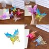 Delightful Plastic Butterfly Hair Claw Clip For Women With Exquisite Spring Design