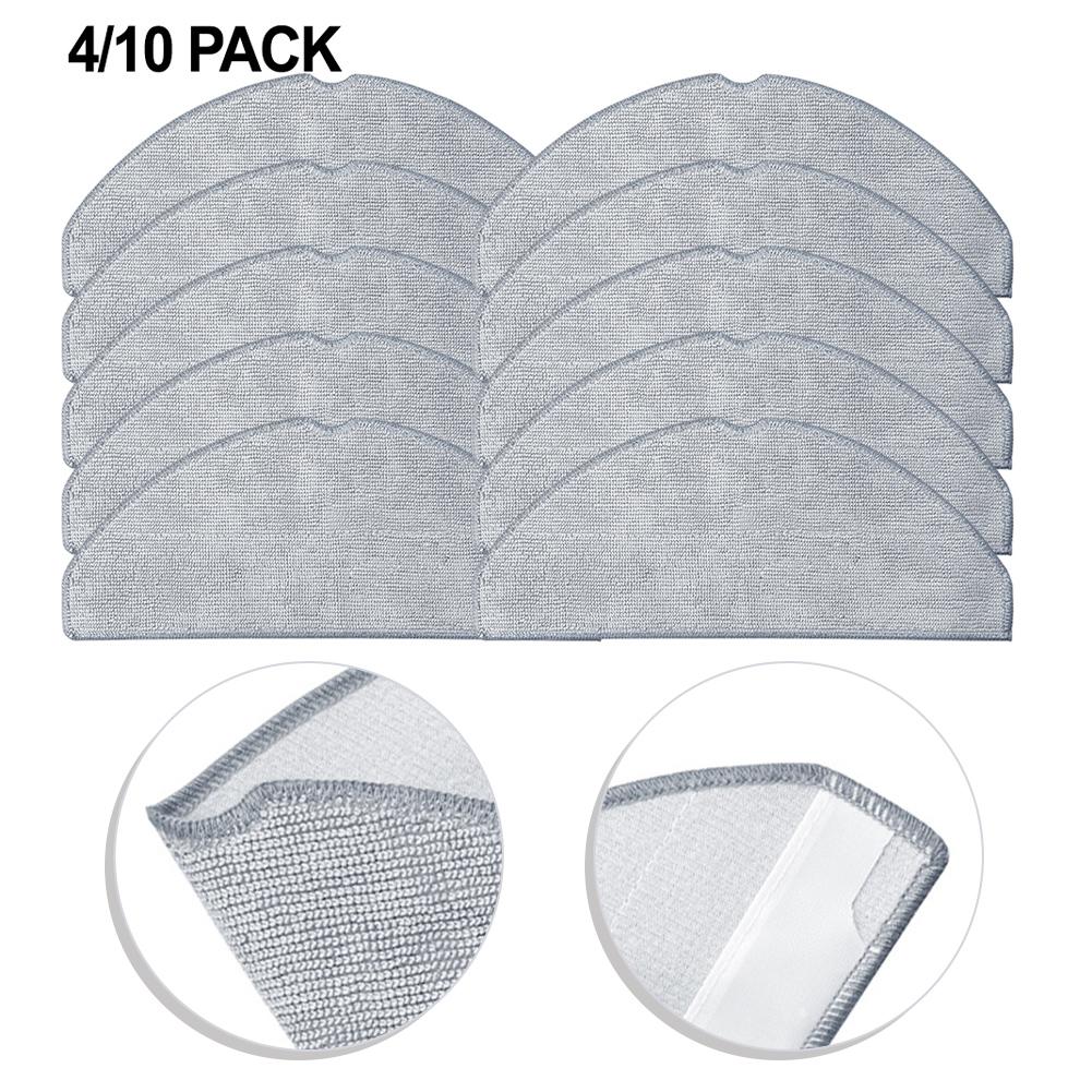 Microfiber Mop Cloth For Roborock For Q7 M5+ / For Q7 TF+ / For Q7 L5+ / Q7B / Q7T+, Replacement Vacuum Cleaner Parts, 4/10 Pack
