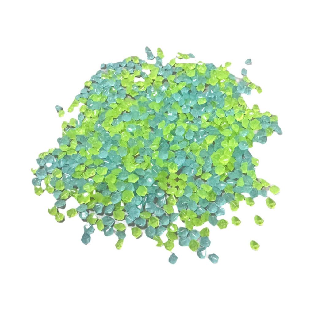 3-5mm Glow in A Dark Pebbles Sand Versatile Accessory DIY Craft Materials for Fairy Garden Decoration Smooth Surface Lightweight