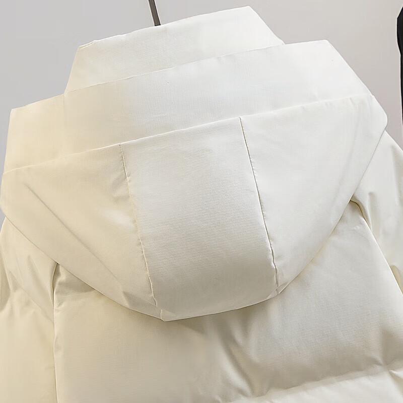 Si Baishe Damen 90% Entendaunen Kapuzenjacke Locker Winterjacke