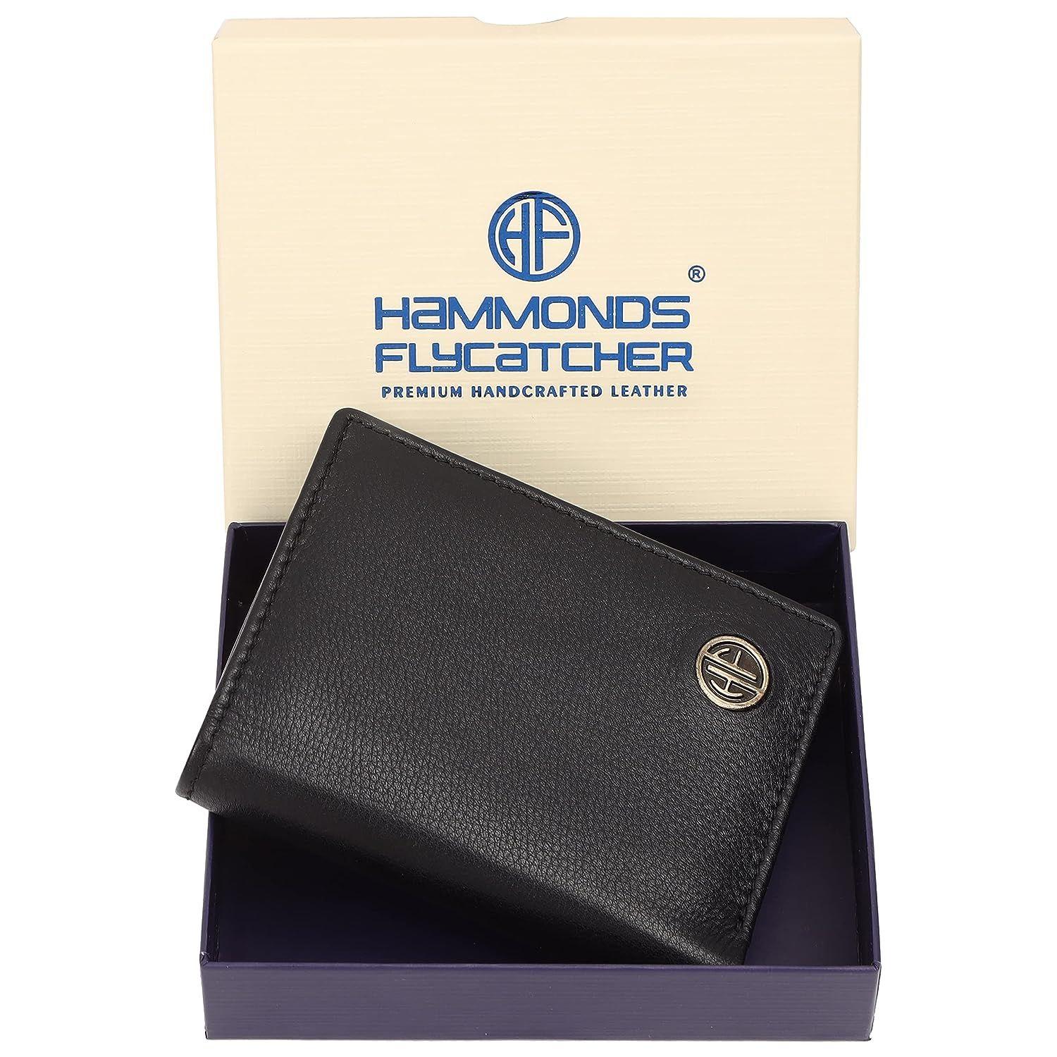 

Чоловічі гаманці з натуральної шкіри HAMMONDS FLYCATCHER, бірюзовий - чоловічий шкіряний гаманець із захистом RFID