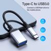 USB Type C Male To USB 3.0 Female Adapter 5Gbps Data Transfer OTG Converter Cable For Smartphones Computers U Disk