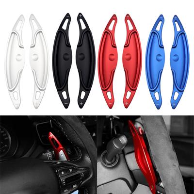 Car Steering Wheel Shifter Paddle Sticker Insall For Hyundai I30 Wagon N Line Veloster KONA N Elantra Avante GT Shifter Paddle Silver Red Black Blue