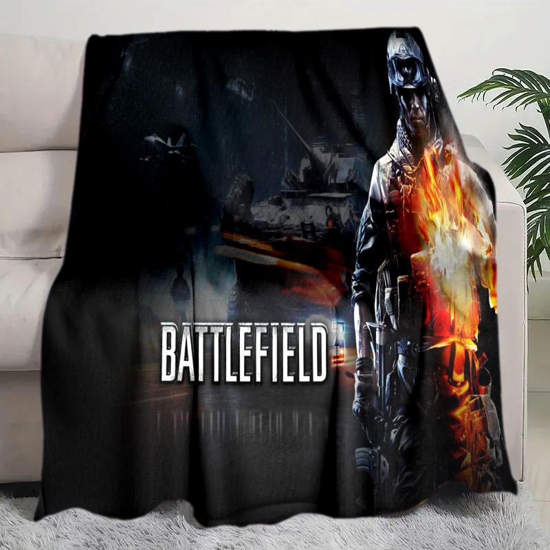 Cyberpunk Soldier Blanket Soft Comfortable All Seasons Perfect Sofa Office Naps Trips Birthday Christmas Gift