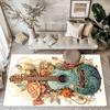 Guitar Art Abstract Floor Mats for Living Room, Bedroom and Room Decoration Are Suitable for Gifts.