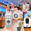 Car Key Case Cover Shell Fob for Mercedes Benz Cla250 Mercedes Benz GLS53 2019 GLS450 Maybach GLS600 2021 AMG C63S GLE 450 2020 JUH6