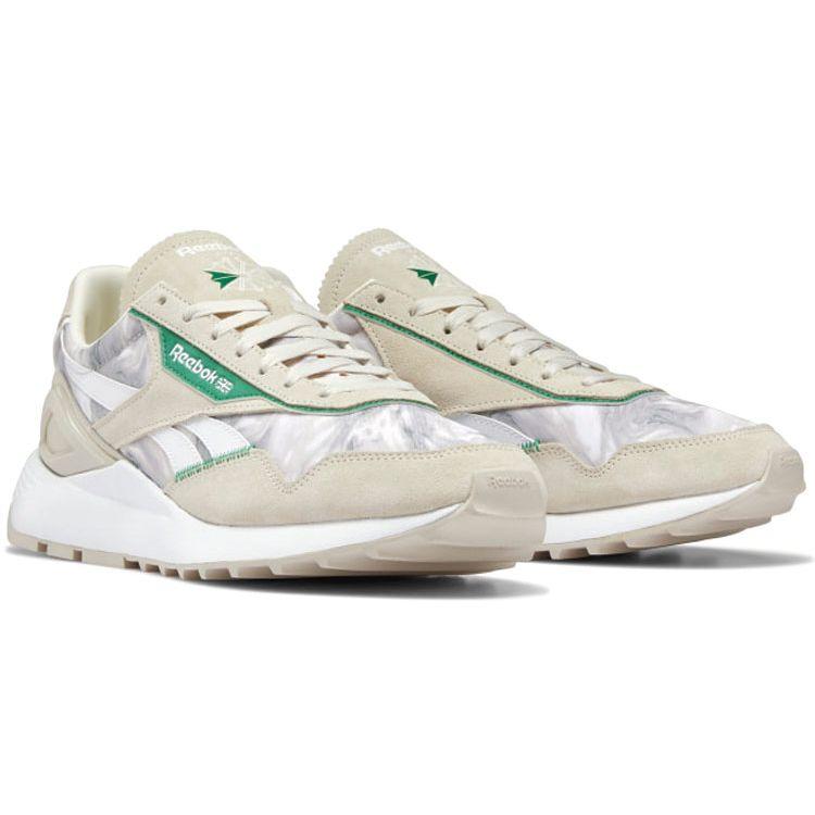 Reebok Classic Leather Legacy AZ Round Toe Comfortable Durable Breathable Low Top Lifestyle Casual Shoes Unisex Sneaker Light-Gray GW6179