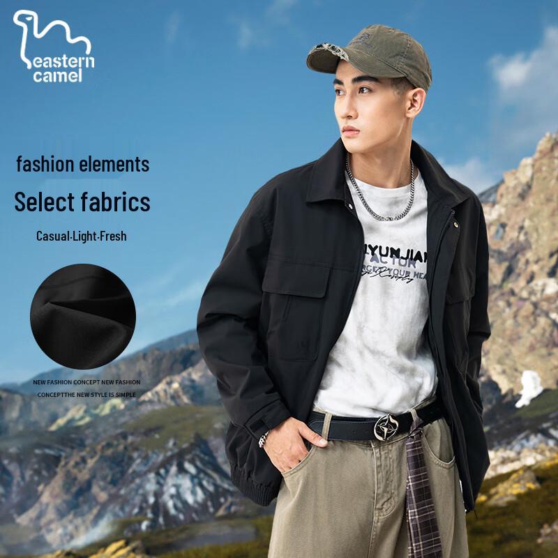 EASTERN CAMEL Unisex Fall Loose Casual Workwear Jacket