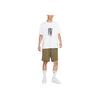 Nike Jersey de Cuello Redondo con Estampado Gráfico de Manga Corta para Hombre Tops Blanco HQ1577-100