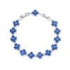 Trend Jewelry Wind Four-Leaf Clover Bracelet Light Luxury Zircon White Gold Bracelet