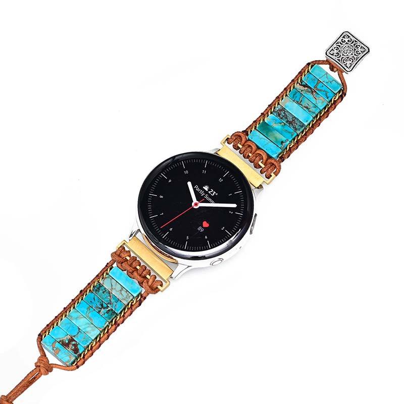 22mm 20mm Geflochtenes Nylonarmband für Samsung Galaxy Watch 7 6 5 4 Huawei Watch GT5-4-3-2 Pro Böhmisches Armband Amazfit GTR/GTS Band
