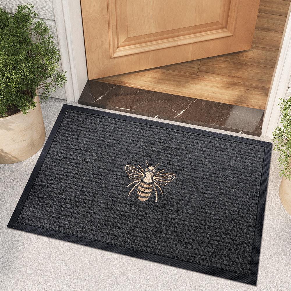 

Вышитый резиновый коврик для входа Коврик для входа, за которым легко ухаживать, нескользящий коврик для ног Коврик для входа, лифт, очистка от песка и пыли