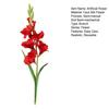 Yousheng Artificial Gladiolus Flower Realistic Fake Silk Flower Home Office Wedding Party Indoor Outdoor Faux Flower Bloom Decoration