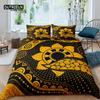 Home Living Luxury 3D Golden Bohemia Bedding Set Duvet Cover Pillowcase Kids Bedding Set Queen and King EU/US/AU/UK Size
