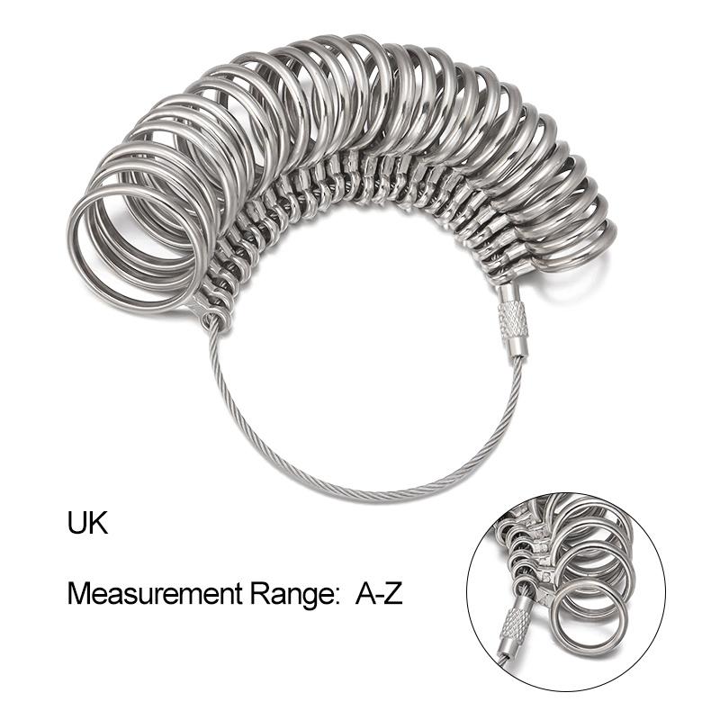 

1PC Metal Professional Jewelry Tools Mandrel Stick Finger Gauge Ring Sizer Measuring UK/US Size For DIY Jewelry Size Tool