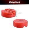 Jack Pad Red Polyethylene Floor Slot Car Rubber Jack Pad Frame Protector Adapter Jack