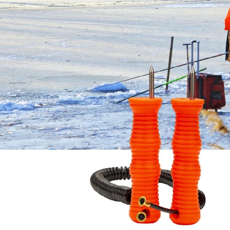 Retractile Ice Fishing Safety Picks Ice Awls Ice Breaking Fishing Safety Tool Fishing Safety Gear