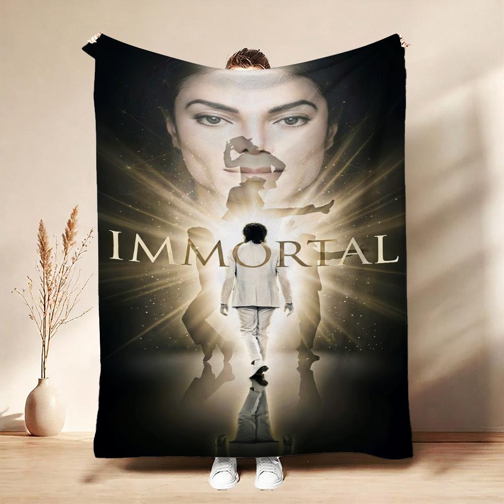 Pop Tribute Pattern Blanket Allseason Fleece Blanket For Bedroom Sofa Bed Home Party Decor New Year Gift